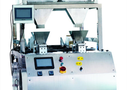 6500 Gram 4 Hoofd Lineaire Wegersmachine voor Chocolade