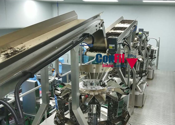 De Weger van Multihead van de Multihead Wegende Machine voor het Gewicht van het Theebladen ultra Lage Doel het Vullen Machine