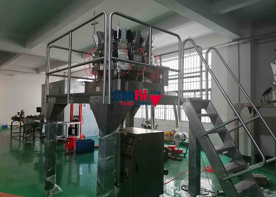 De Weger van Multihead van de Multihead Wegende Machine voor Klaar Maaltijd Glutineuze Rijstebrij Aangepaste het Vullen Machine