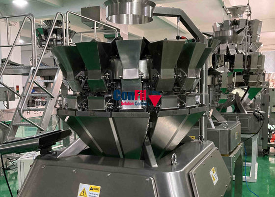 Maakt de Weger van Multihead van de Multihead Wegende Machine voor Smeltingen van de Yoghurtyogut van Yoghurtdalingen de Droge het Vullen Machine waterdicht