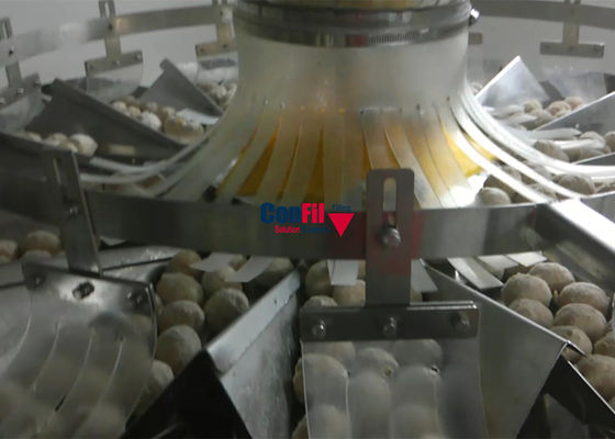 Manueel verzamelt de Weger van Multihead van de Multihead Wegende Machine voor Bevroren Voedsel 2.5Kg