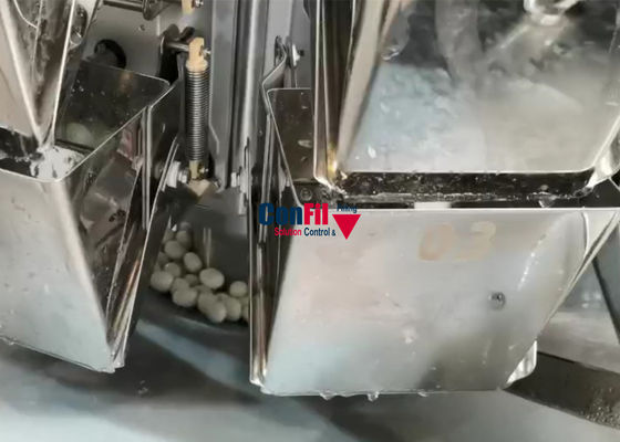 De Weger van Multihead van de Multihead Wegende Machine voor het Voedsel van het Kwartelsei Breekbare Waterdichte het Vullen Machine