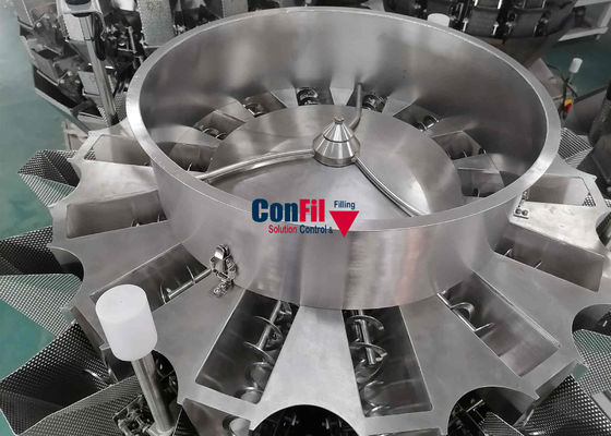 De Weger van Multihead van de Multihead Wegende Machine voor Gesmoorde Varkensvlees Gemarineerde Voedsel het Vullen Machine met Schroefvoeder
