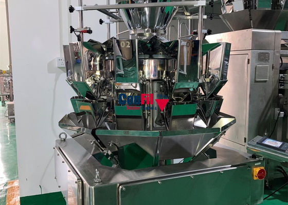 De Weger van Multihead van de Multihead Wegende Machine voor de Vullende Machinehoge snelheid van Deegwarenrotini