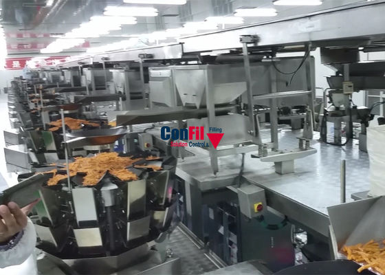 Maakt de Weger van Multihead van de Multihead Wegende Machine voor Snack met Kruiden het Vullen Machine waterdicht