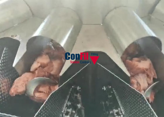 Schroefvoeder 14 de Hoofd Wegende Machine van 2Liter Multihead voor Vers Gevogelte