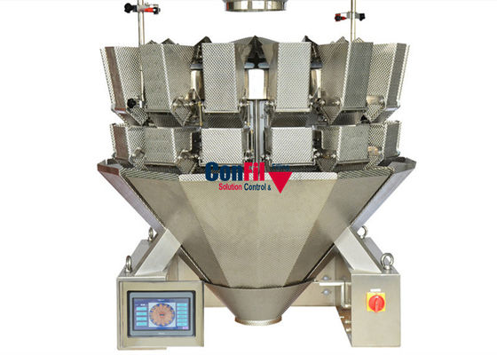 De Weger van Multihead van de Multihead Wegende Machine voor de Garnalen van de Zeevruchtengarnaal het Vullen Machine Waterdichte SUS316