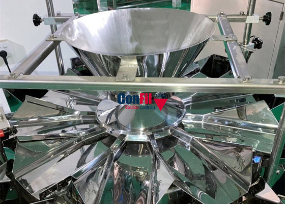 10 de hoofdweger van de Wegende Machinemultihead van Multihead voor de Pinda's van de Bloemzaden van de Notenzon anti-Zoute het Vullen Machine