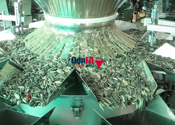 10 de hoofdweger van de Wegende Machinemultihead van Multihead voor de Pinda's van de Bloemzaden van de Notenzon anti-Zoute het Vullen Machine