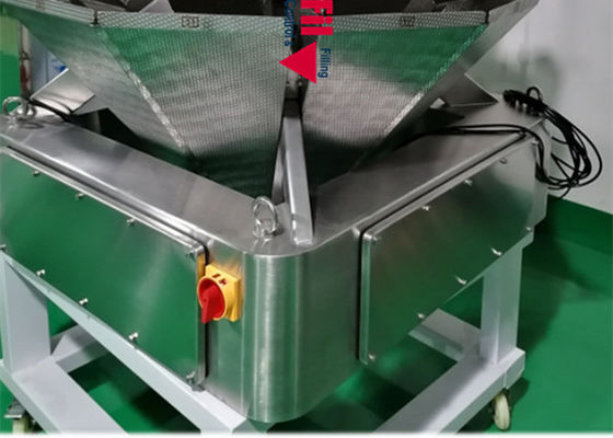 De Weger van Multihead van de Multihead Wegende Machine voor IQF-Framboos en Cherry Frozen Food Filling Machine
