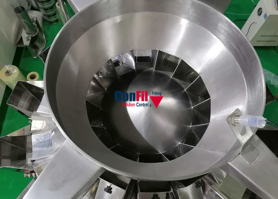 3000 Gram Automatische 14Head Multihead Wegende Machine met Centrale Tankopslag