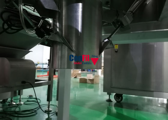 3000 Gram Automatische 14Head Multihead Wegende Machine met Centrale Tankopslag