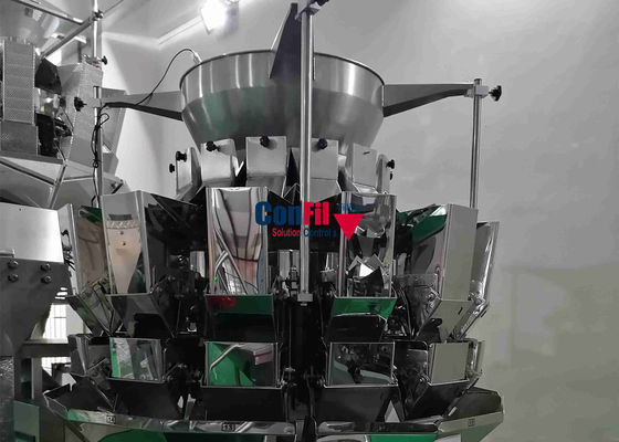 3000 Gram Automatische 14Head Multihead Wegende Machine met Centrale Tankopslag