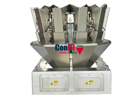 500gram auto Wegende Verpakkingsmachine 10Head met Enige Klepvultrechter