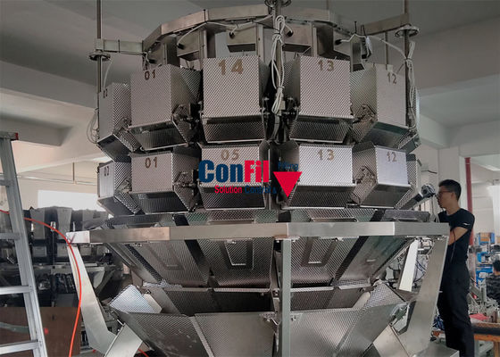 De Weger van Multihead van de Multihead Wegende Machine voor het Tellen van Zakken of Droge Voedsel Te zware Lossing
