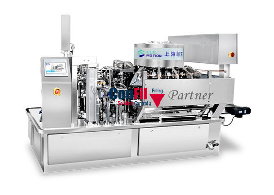 De roterende Vacuüm 2000 Machine van de Gram Multi Hoofdverpakking voor Vissenbal