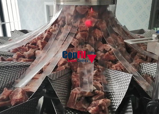Bevroren Gedobbelde Ribben Automatische het Wegen en het Vullen Machine 3500gram