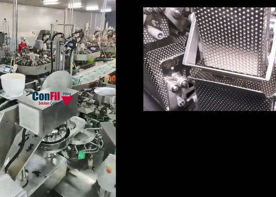80 zakken/Min Rotary Vacuum Packaging Machine voor de Snack van de Zeevruchtenkelp