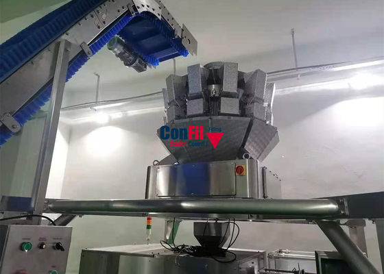 500 kg de Verpakkingsmachine 11Head van de 800 Gram Multi Hoofdzak