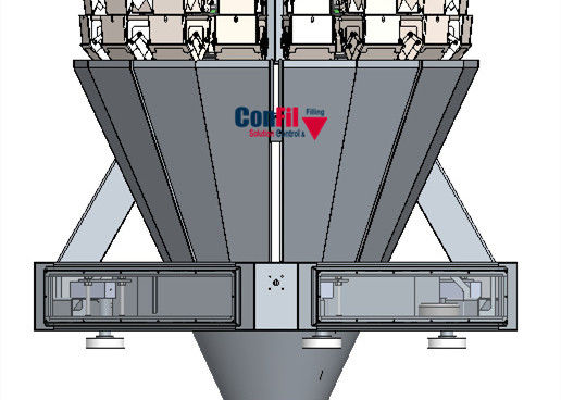 De Verpakkingsmachine van de Multiheadweger voor Bean Sprout Traysealer Packing System voor Plantaardige EMAP