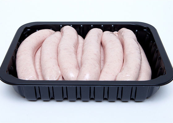 De Verpakkingsmachine van de Multiheadweger voor Worst Verpakkend Systeem met Traysealer-KAART